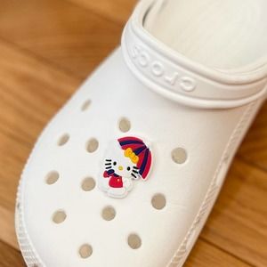 🐊 3 / $10 🐊 Hello Kitty Umbrella Croc Jibbitz Shoe Charm